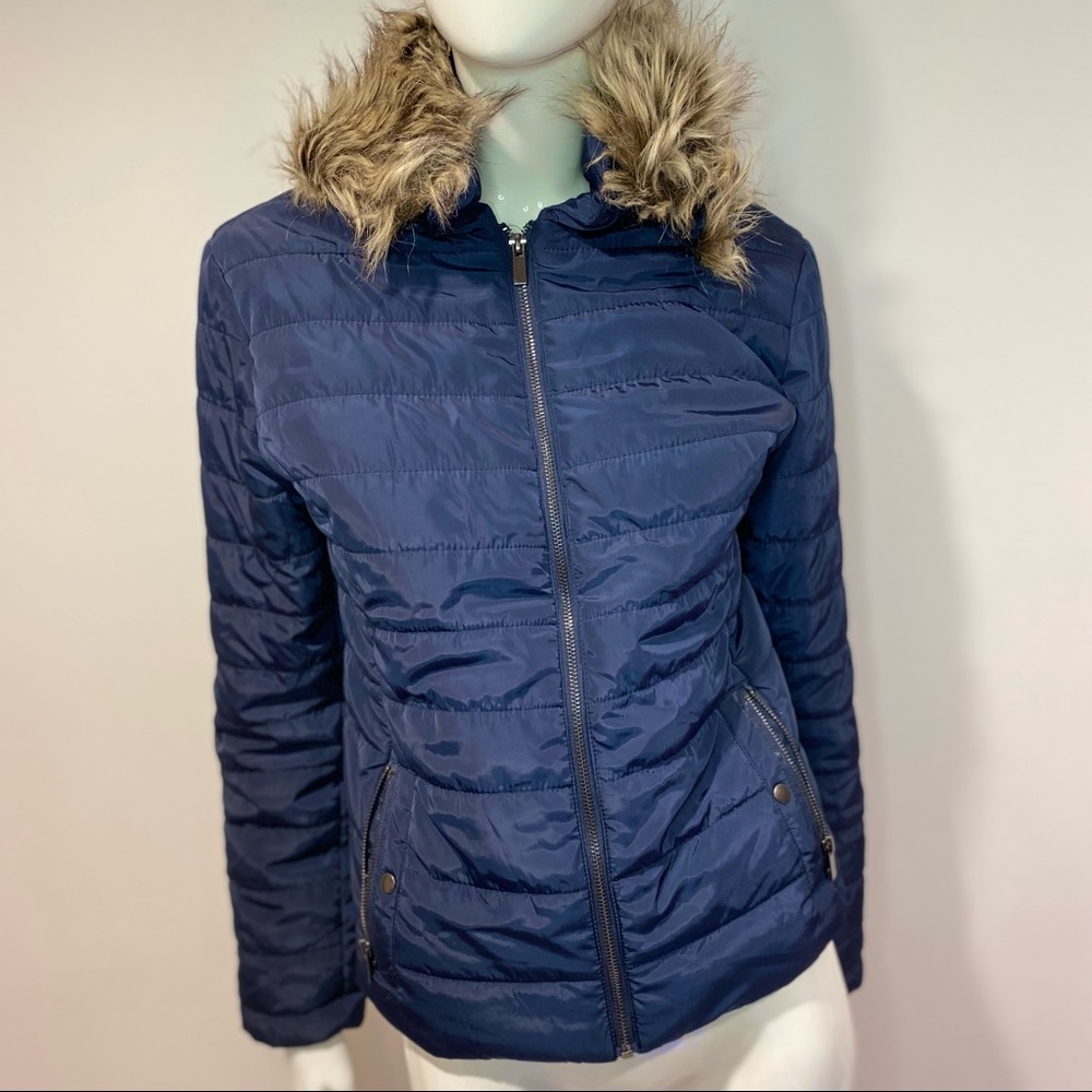 Charlotte Russe blue puffer